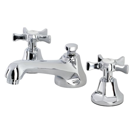 Kingston Brass KS4461NX Widespread Bathroom Faucet with Brass Pop-Up, Polished Chrome KS4461NX